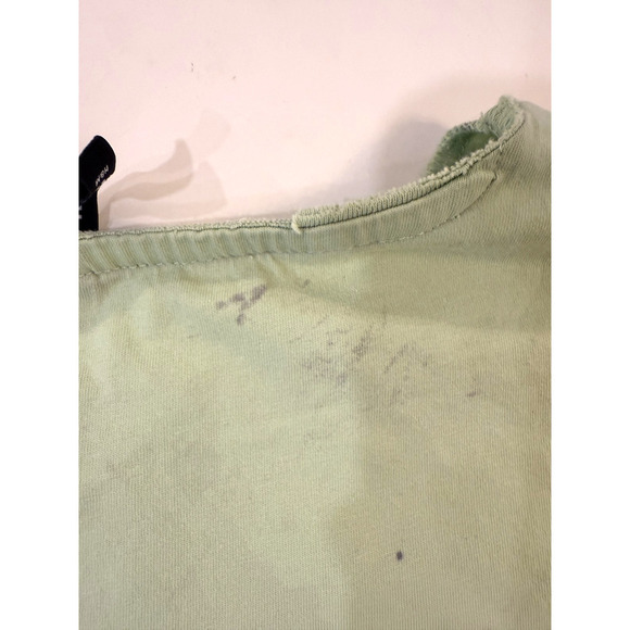 Ramones Shirt Women Large Green Italian Tour 1992 Band Tee Punk Rock H&M Divided - Picture 6 of 6